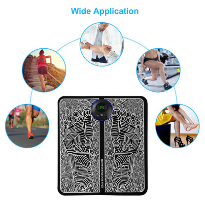 Tapete Masajeador de Pies EMS Eléctrico | Alivio y Circulación